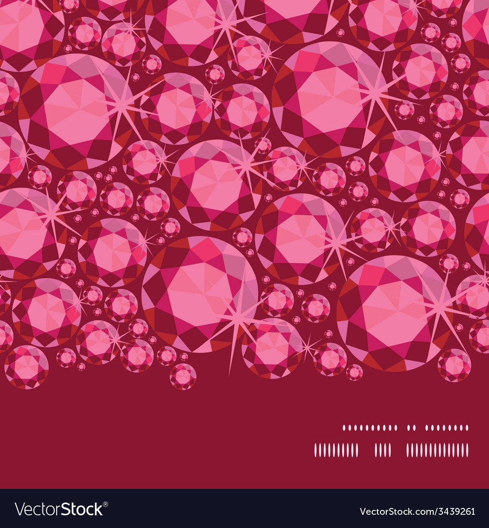 Ruby horizontal frame seamless pattern background