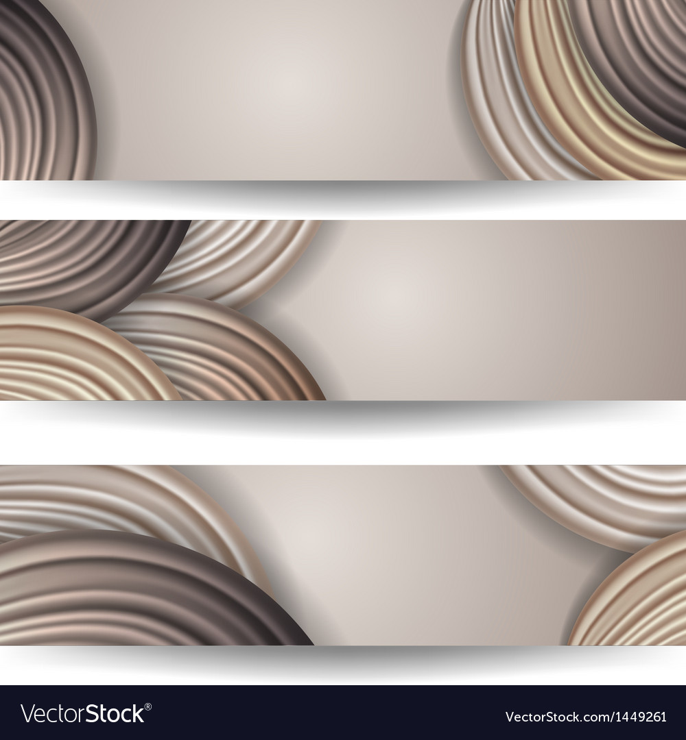 Set horizontal bannersthe contains transparency