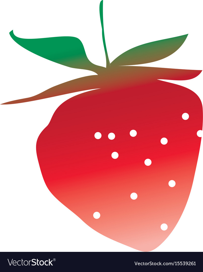 Strawberry design element
