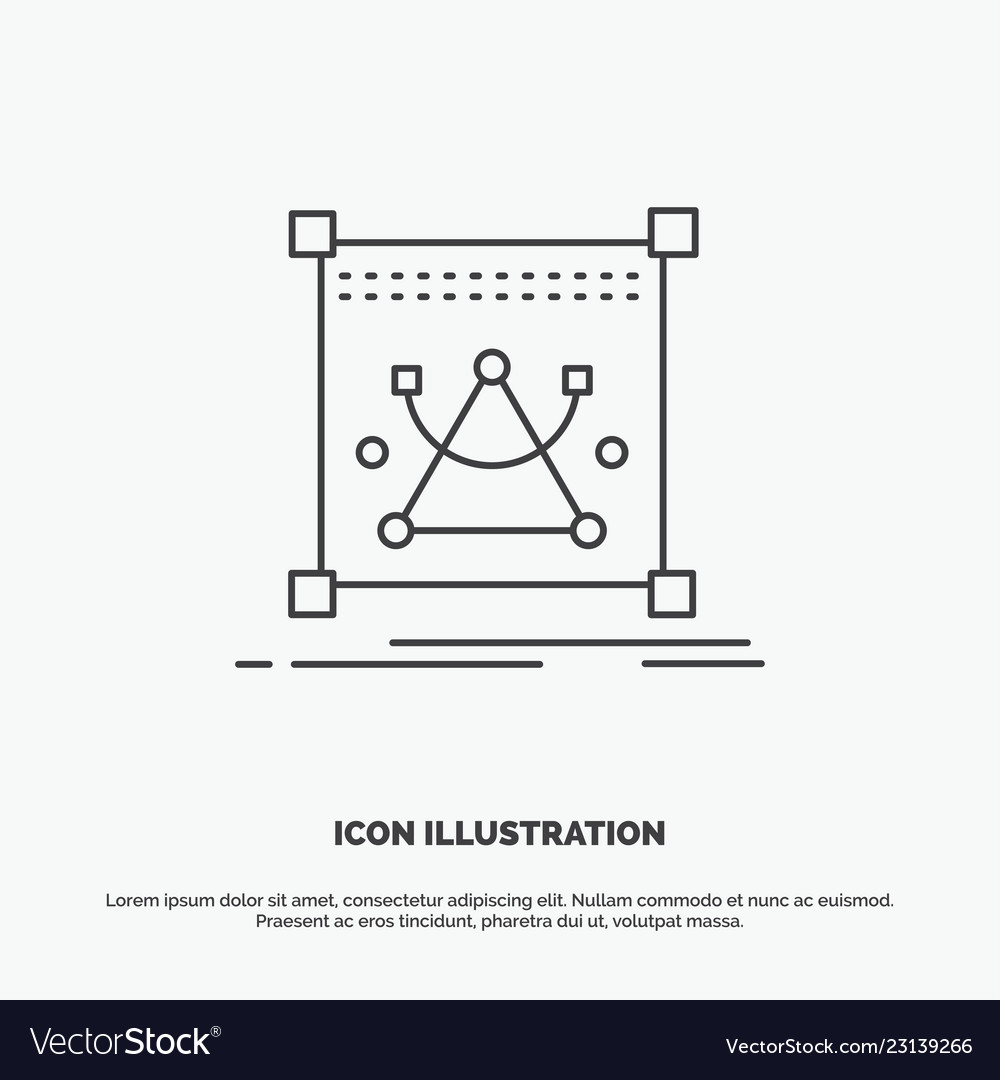3d edit editing object resize icon line gray vector image 3d edit editing object resize icon line gray