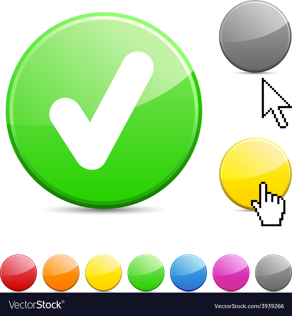 Check glossy button