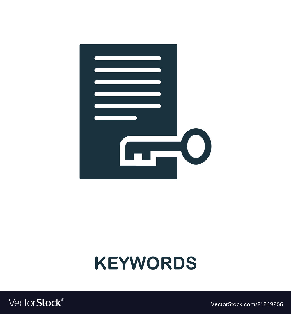 Keywords icon line style design ui
