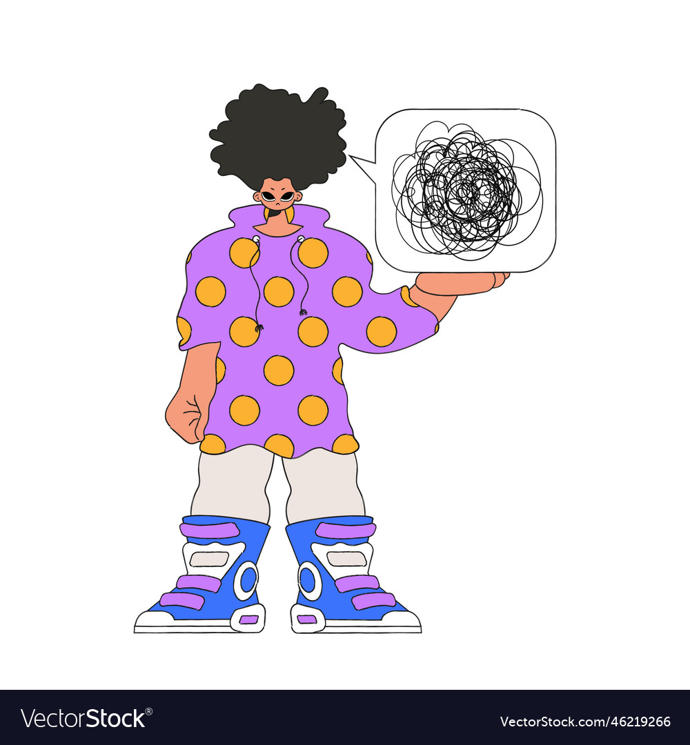 Man shows that he is trying to understand