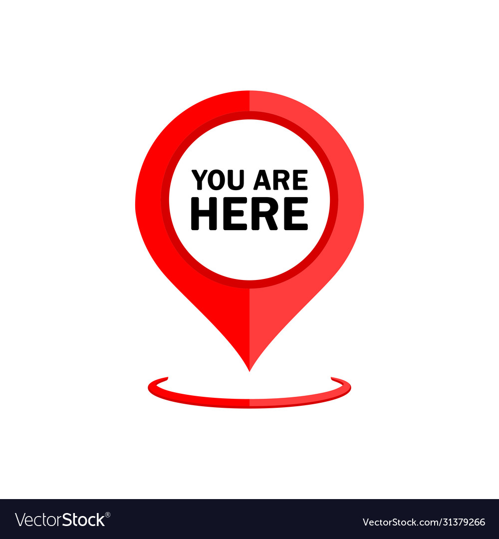Map pointer geo pin location icon or geolocation vector image Map pointer geo pin location icon or geolocation