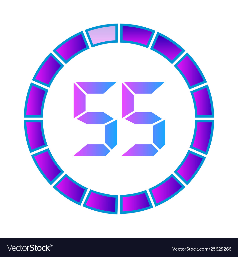 Minutes or seconds timer