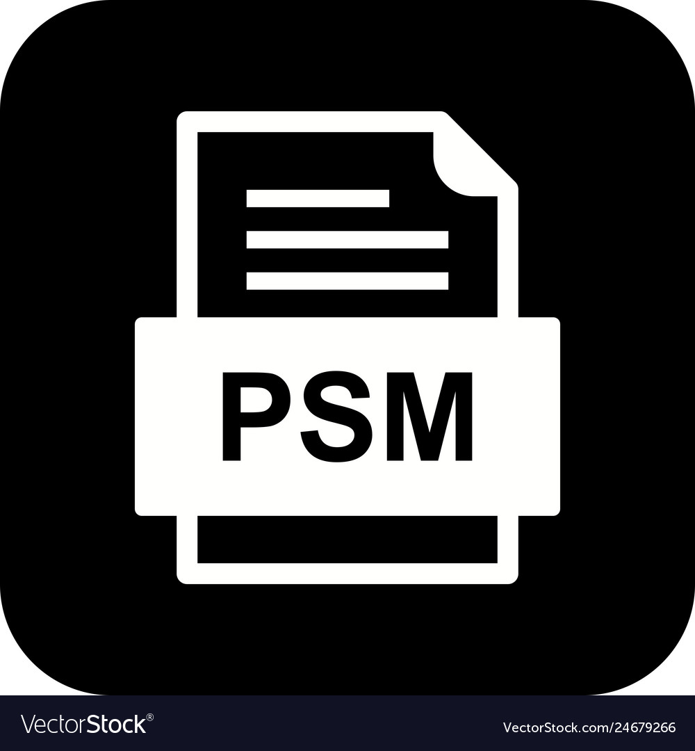 Psm file document icon