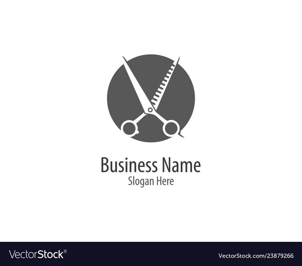 Scissors logo icon Royalty Free Vector Image - VectorStock