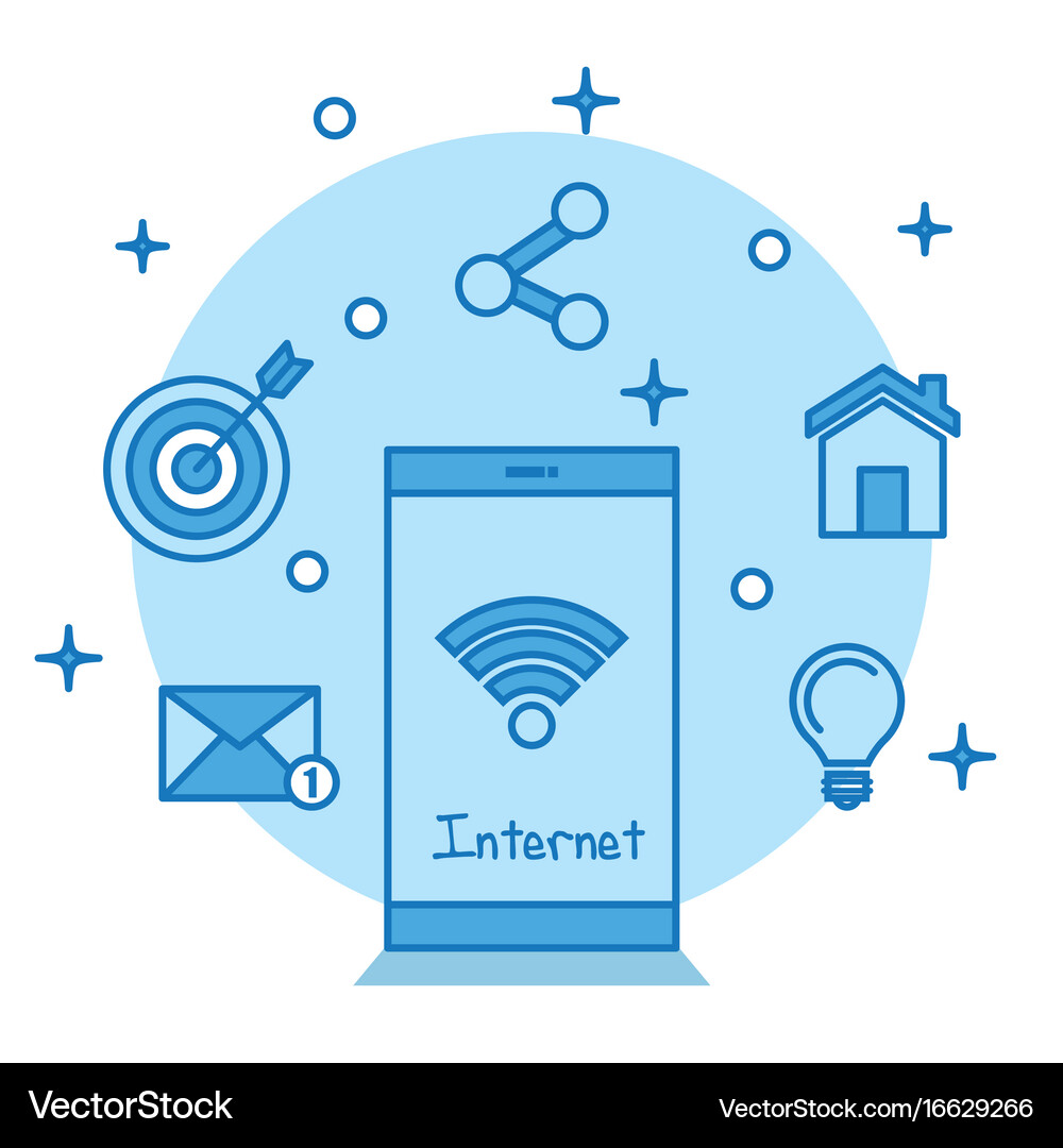 Technology smartphone internet device digital Vector Image