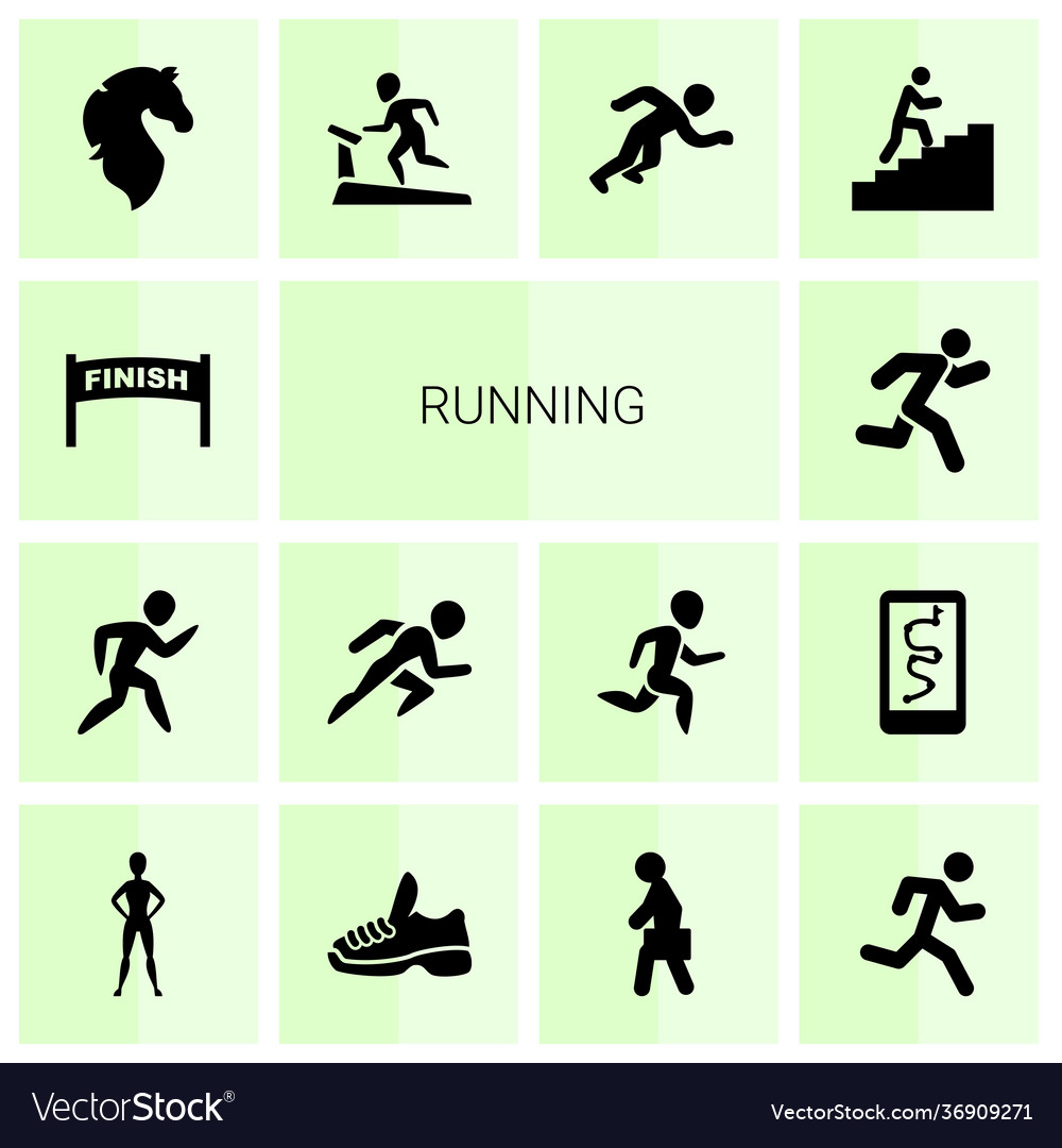 14 running icons