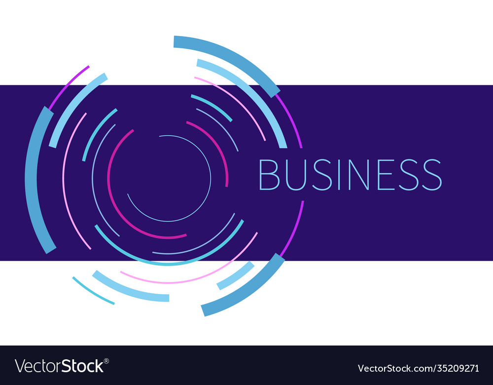 Abstract background with circle line on dark vector image Abstract background with circle line on dark