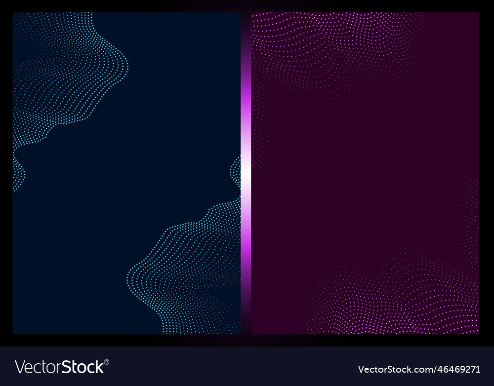 Abstract dynamic wavy line dotted texture vector image Abstract dynamic wavy line dotted texture