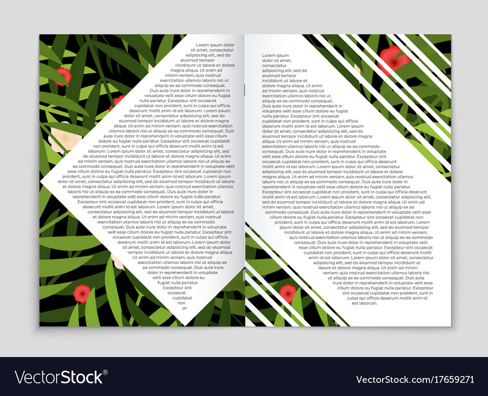 Abstract layout background set for art