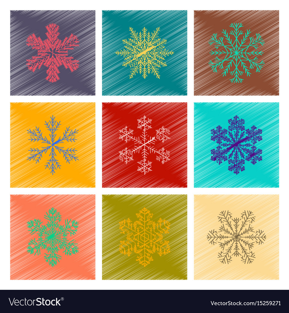 Assembly flat shading style snowflake