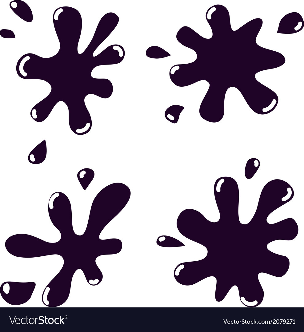 Blots and splashes