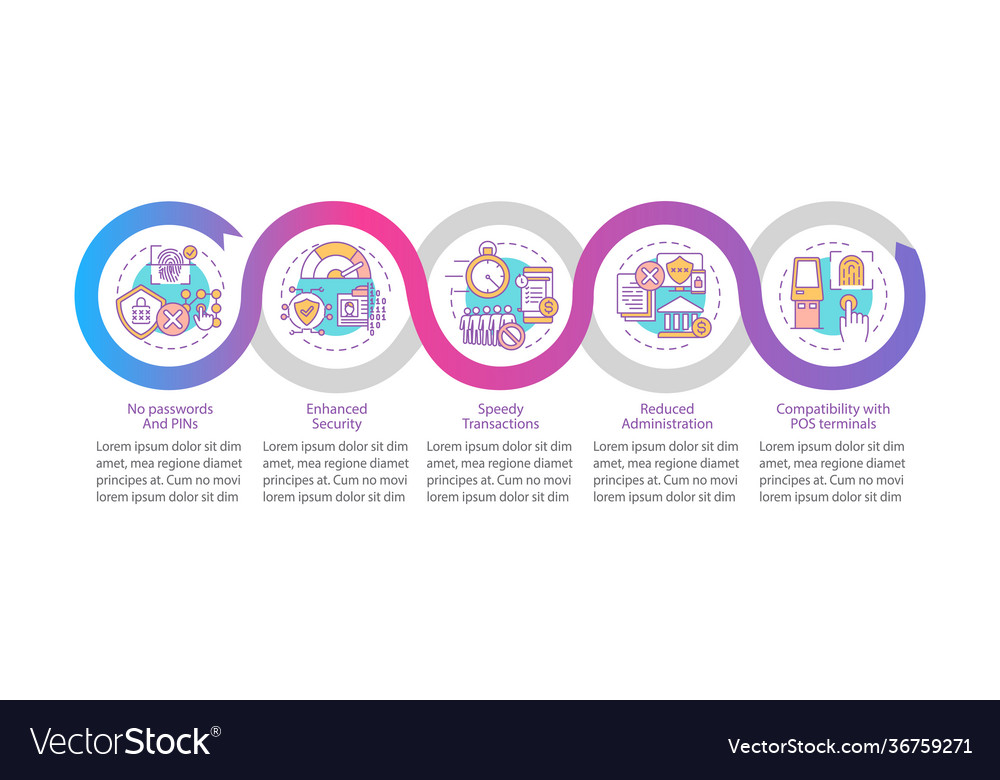 Hacking personal data infographic template vector image Hacking personal data infographic template