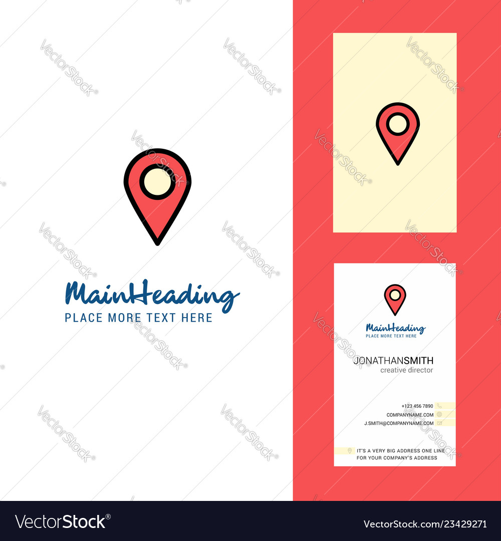 Map Pointer Business Card