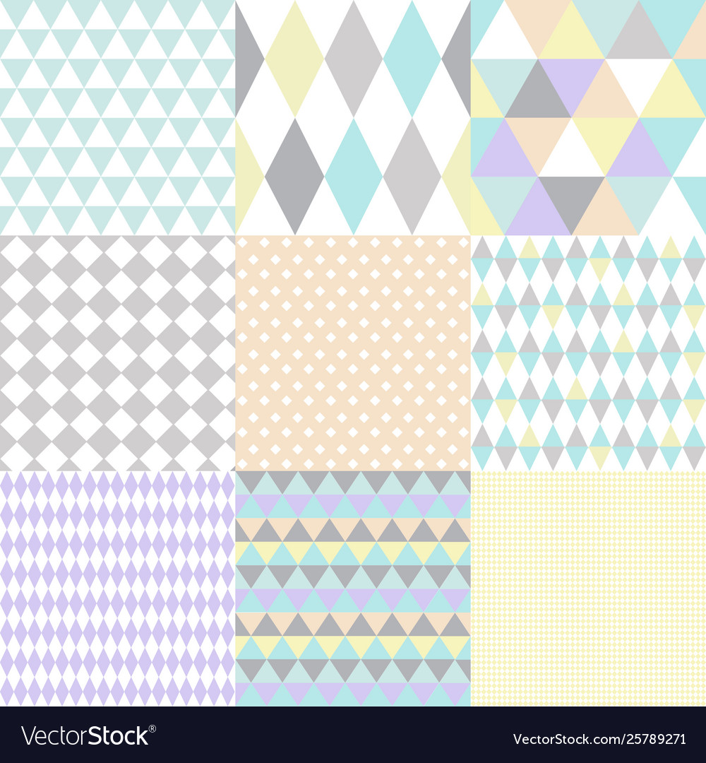 Set geometric patterns image