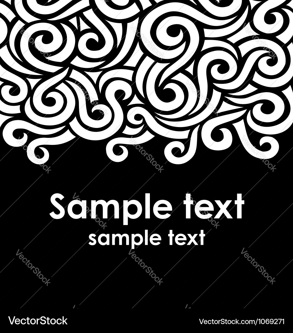 Swirls decoration Royalty Free Vector Image - VectorStock
