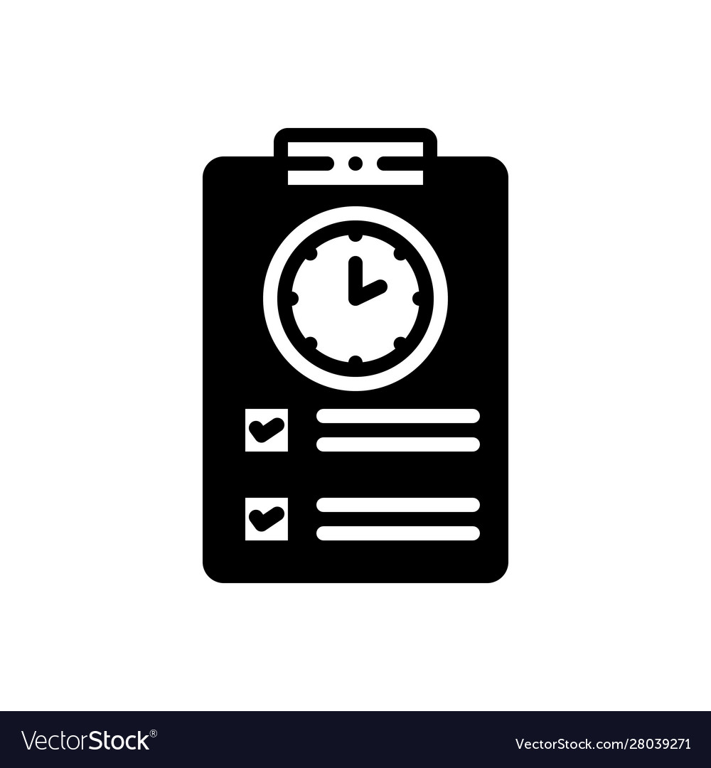 Timesheet Royalty Free Vector Image VectorStock
