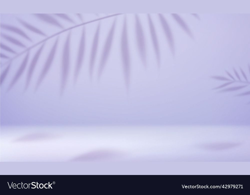 Tropical Palm Shadow Backdrop