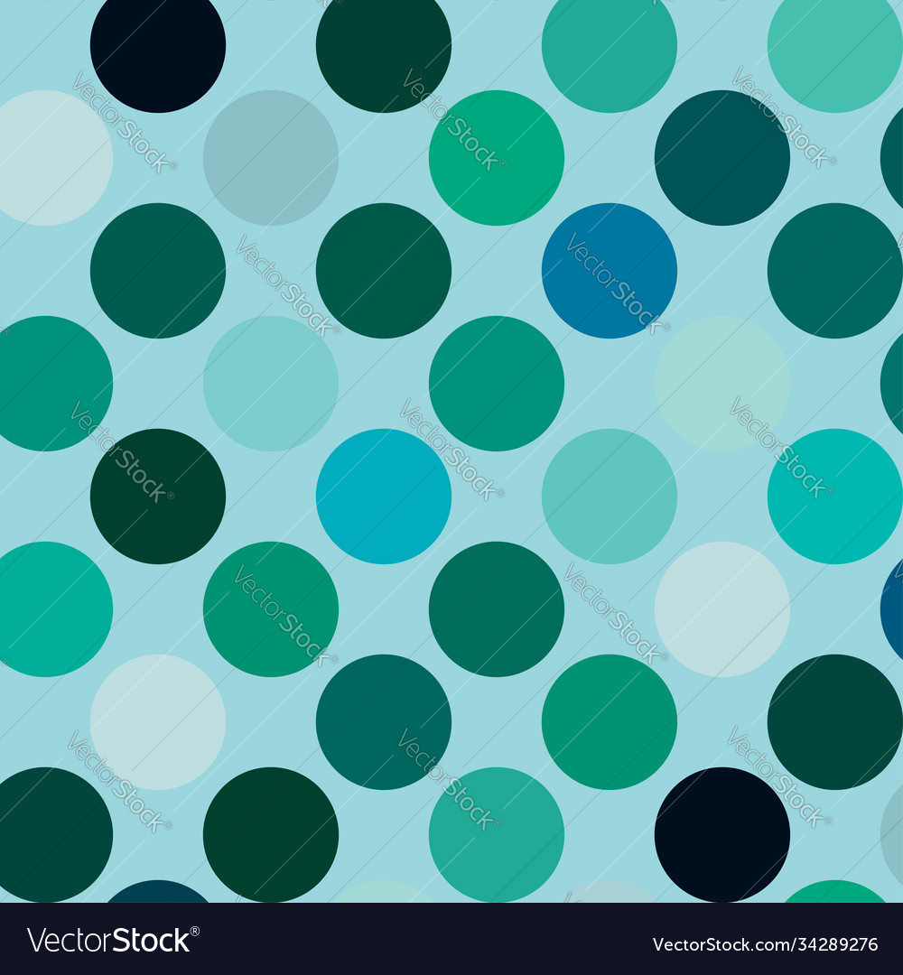 Circles dots polka-dots seamlessly repeatable vector image Circles dots polka-dots seamlessly repeatable