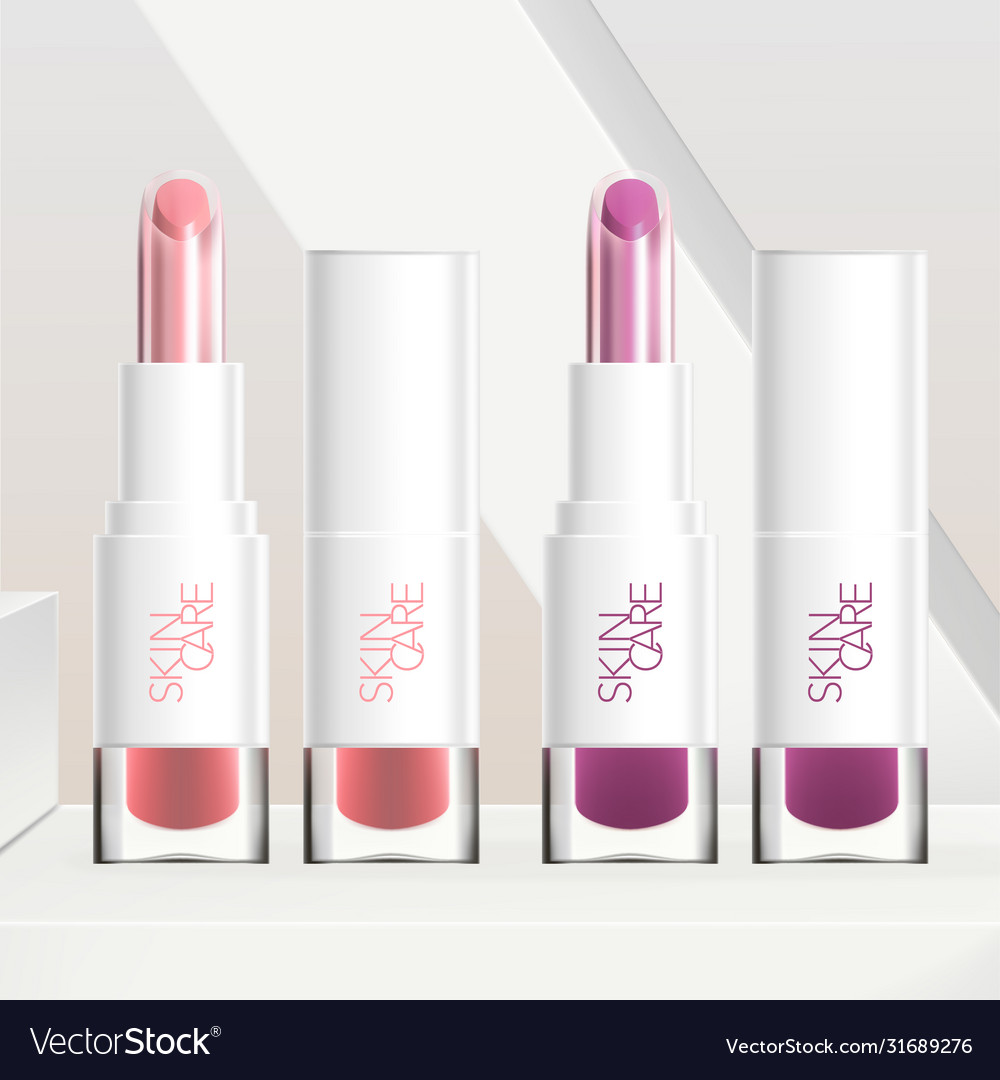 lipstick in white tube