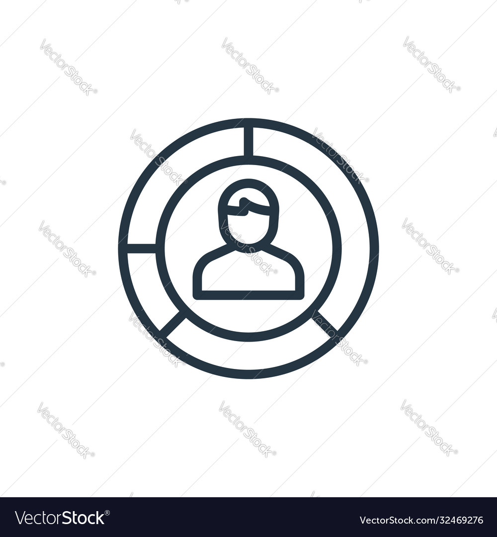 Graph icon editable stroke linear