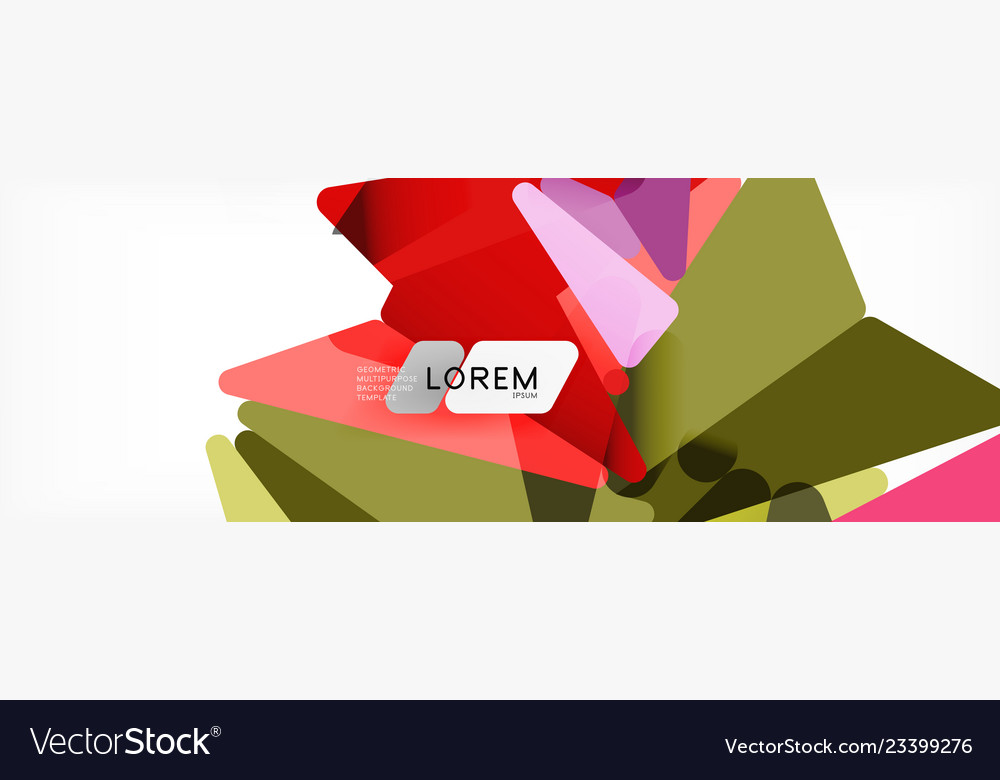 Mosaic triangular low poly style abstract vector image Mosaic triangular low poly style abstract