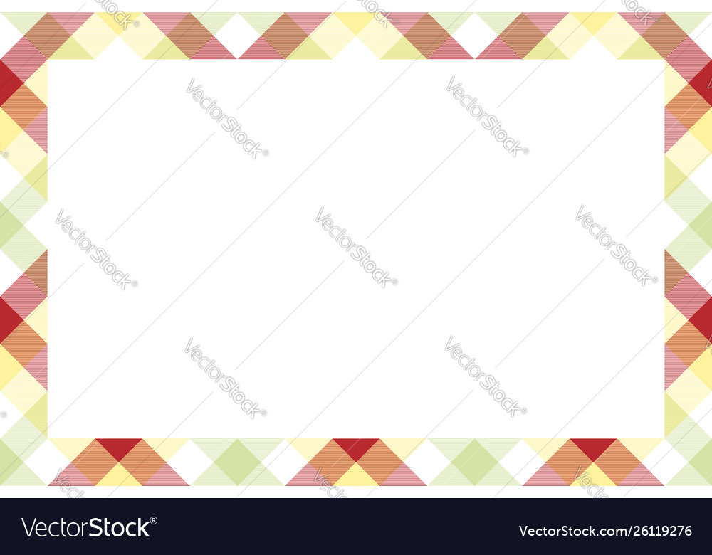 Rectangle borders and frames border pattern Vector Image