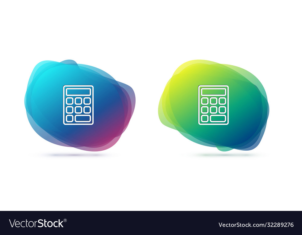 Set line triangle math icon isolated on white vector image Set line triangle math icon isolated on white