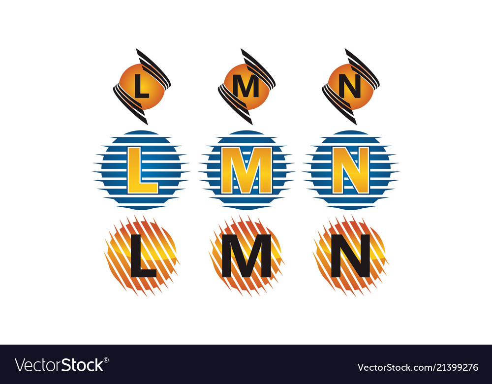 Technology template design initial set vector image Technology template design initial set