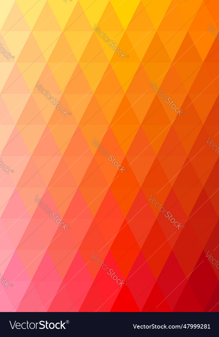 Background pattern triangle shape red orange