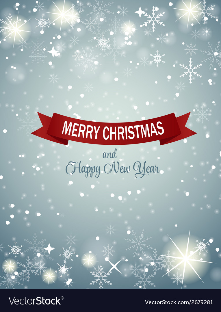 Christmas snowflakes background