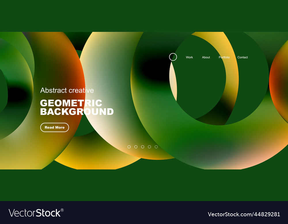 Circles minimal abstract background techno Vector Image Circles minimal abstract background techno