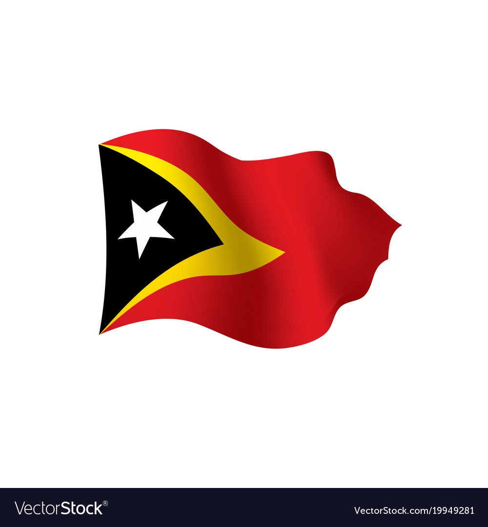 East timor flag Royalty Free Vector Image - VectorStock