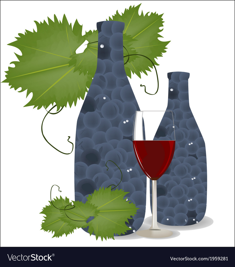 Grape01 Royalty Free Vector Image - VectorStock