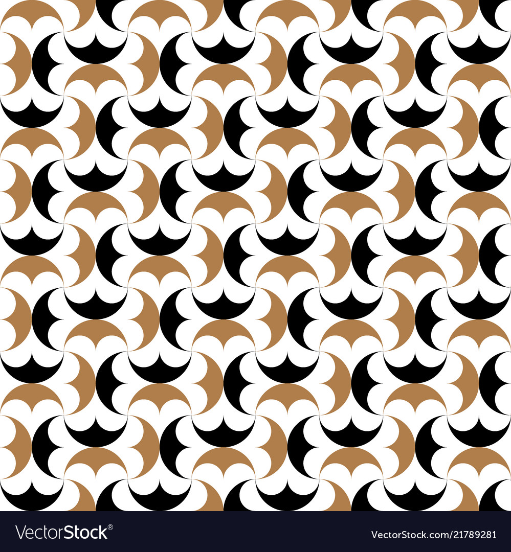 Modern repeating seamless pattern of repeat round vector image Modern repeating seamless pattern of repeat round