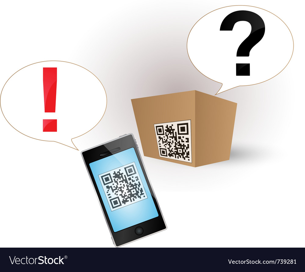 Qr code smartphone box