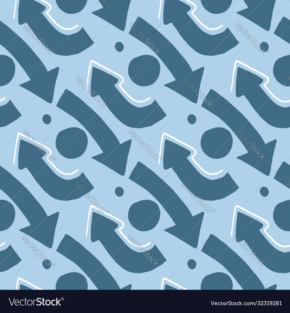 Rotation arrows geometric pattern abstract Vector Image Rotation arrows geometric pattern abstract