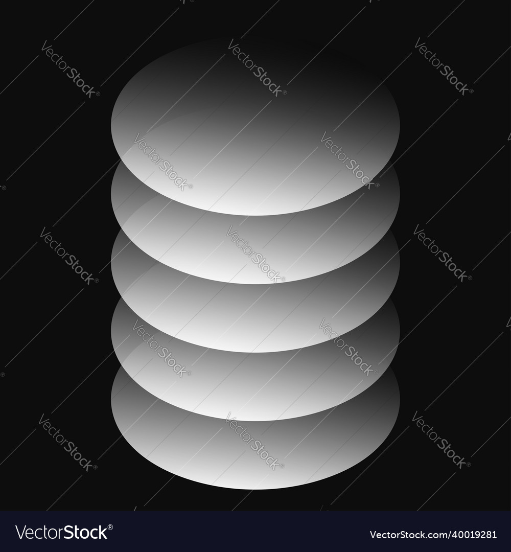 Stacked tower abstract server hdd hosting