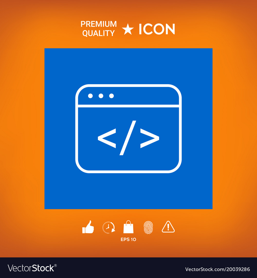 Code editor icon