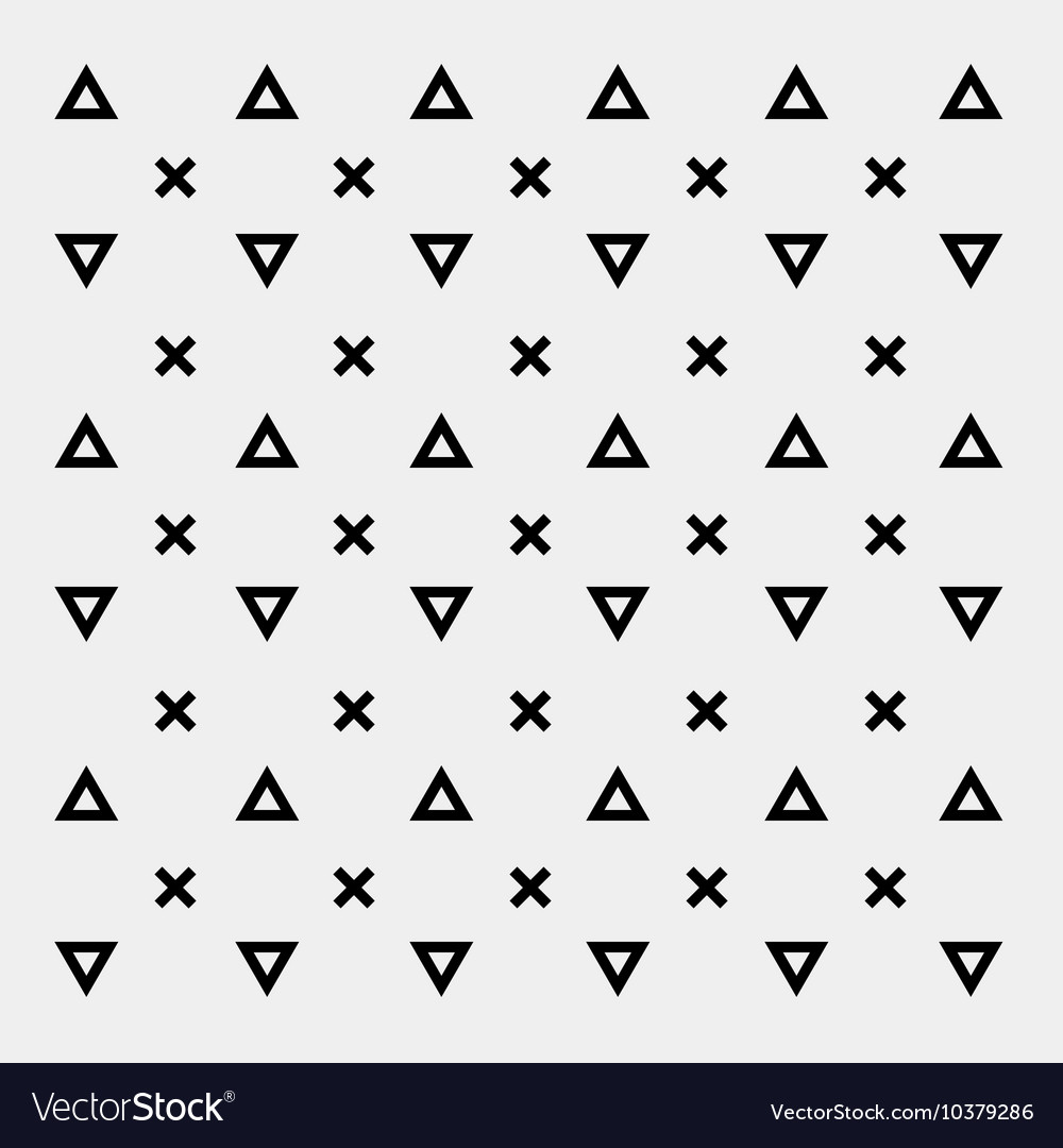Minimalist Triangle Pattern