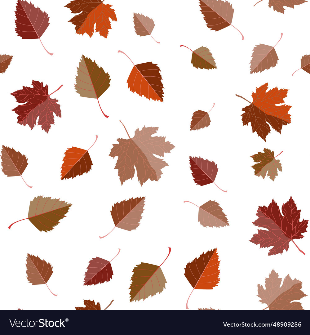 Multicolored autumn seamless pattern