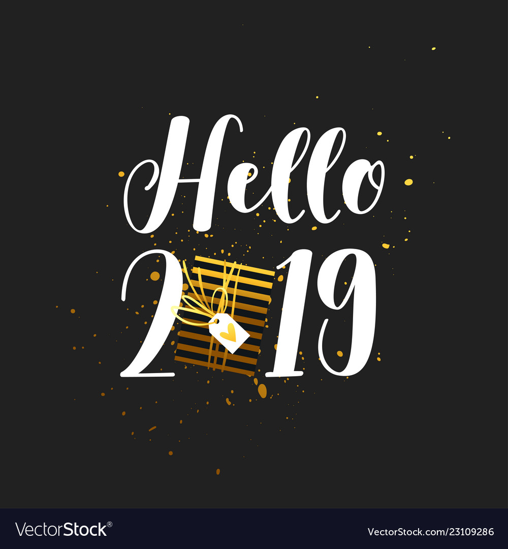 New year and christmas card vector image New year and christmas card