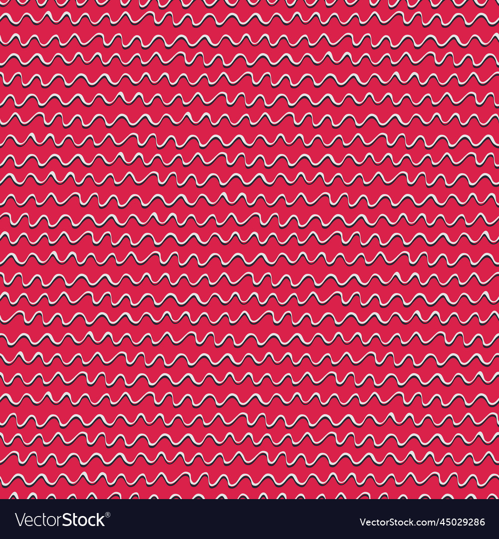Seamless monochrome oscillogram-like pattern vector image Seamless monochrome oscillogram-like pattern