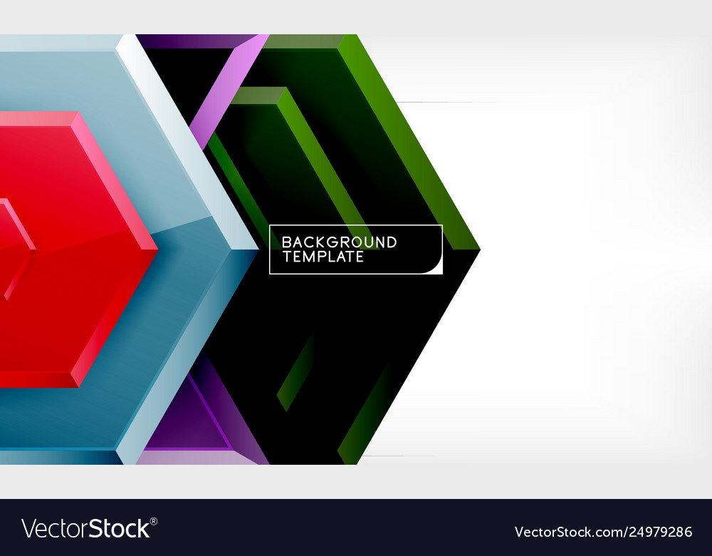 Techno arrow background template design vector image Techno arrow background template design