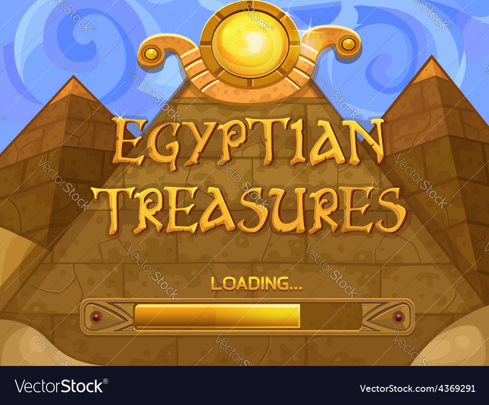 Loading screen for slots game