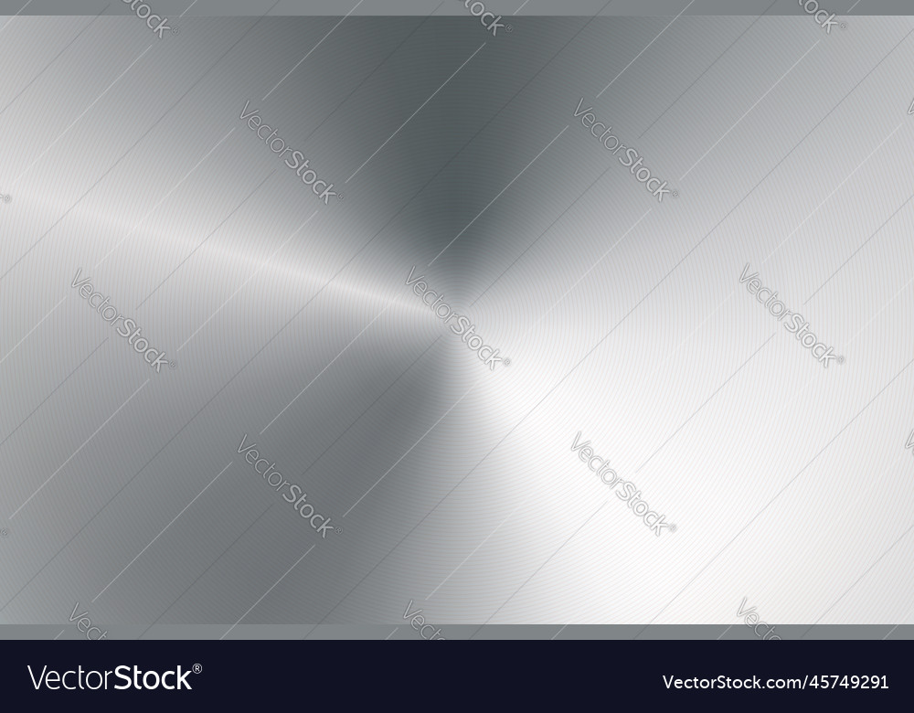 Metallic texture in realistic style vector image Metallic texture in realistic style