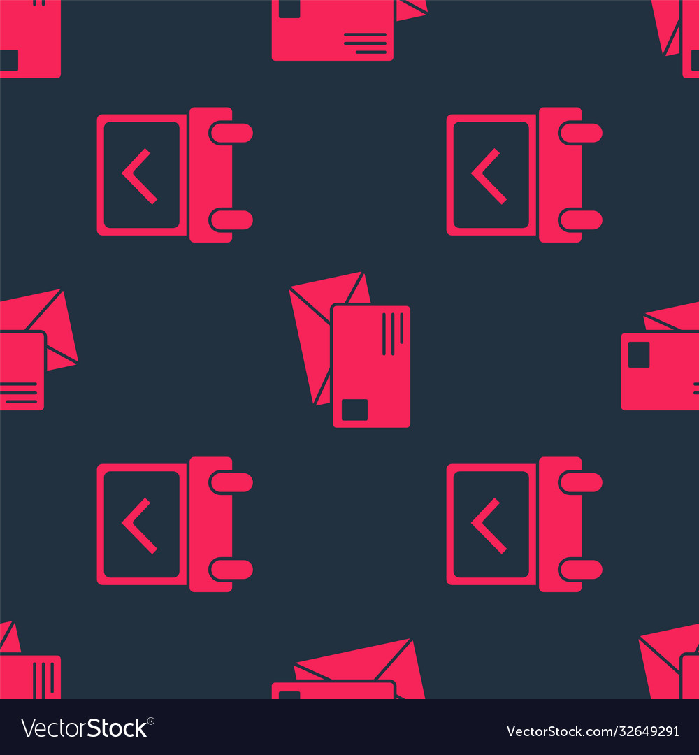 Set calendar with check mark and envelope vector image Set calendar with check mark and envelope