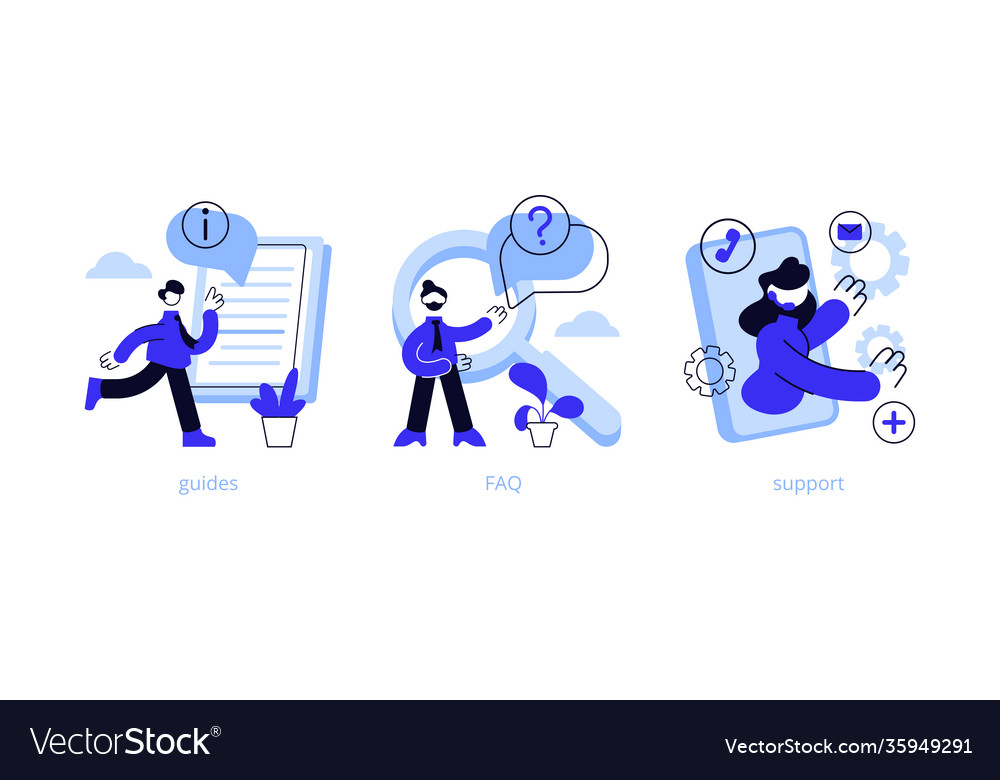 Website menu bar abstract concept vector image Website menu bar abstract concept